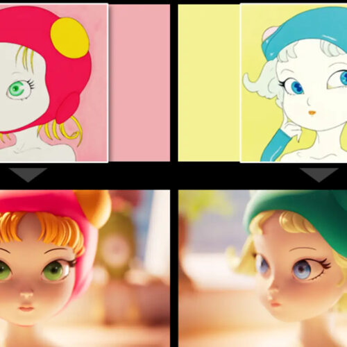 アーティスト・天野喜孝氏のアート「CANDY GIRL」がバーチャルK-POP