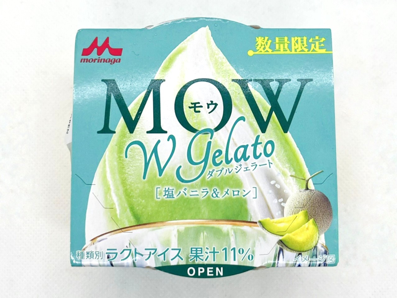 メロン好き必見！MOW（モウ）夏限定「塩バニラ＆メロン」のWジェラートが登場