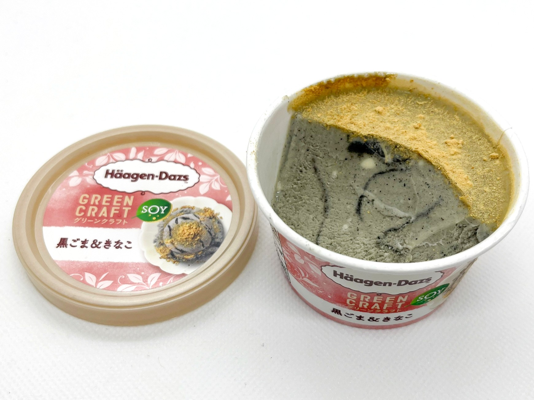 ハーゲンダッツ新作｜GREEN CRAFT ミニカップに『黒ごま＆きなこ』が